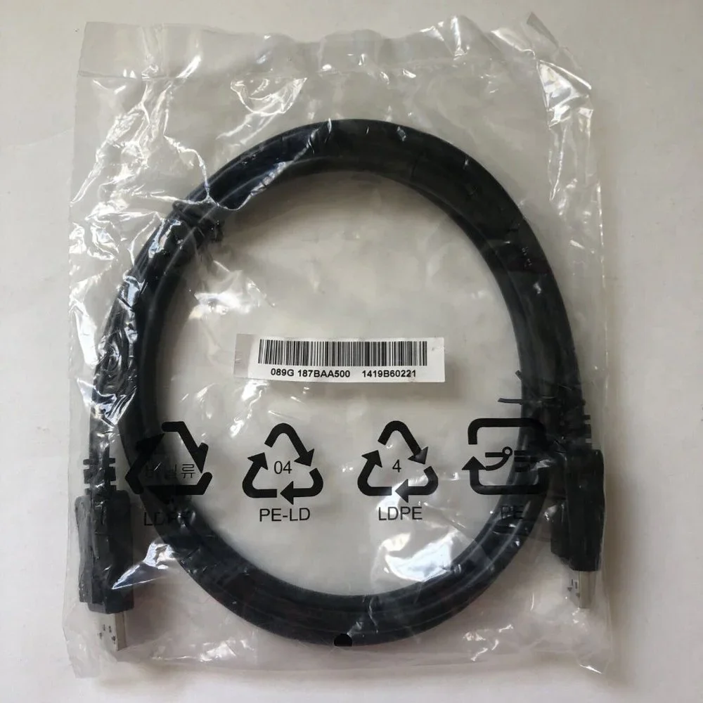 BizLink 6FT Audio/Video CableDisplay Port Male/Male-089G-187BAA500-computer-Blk
